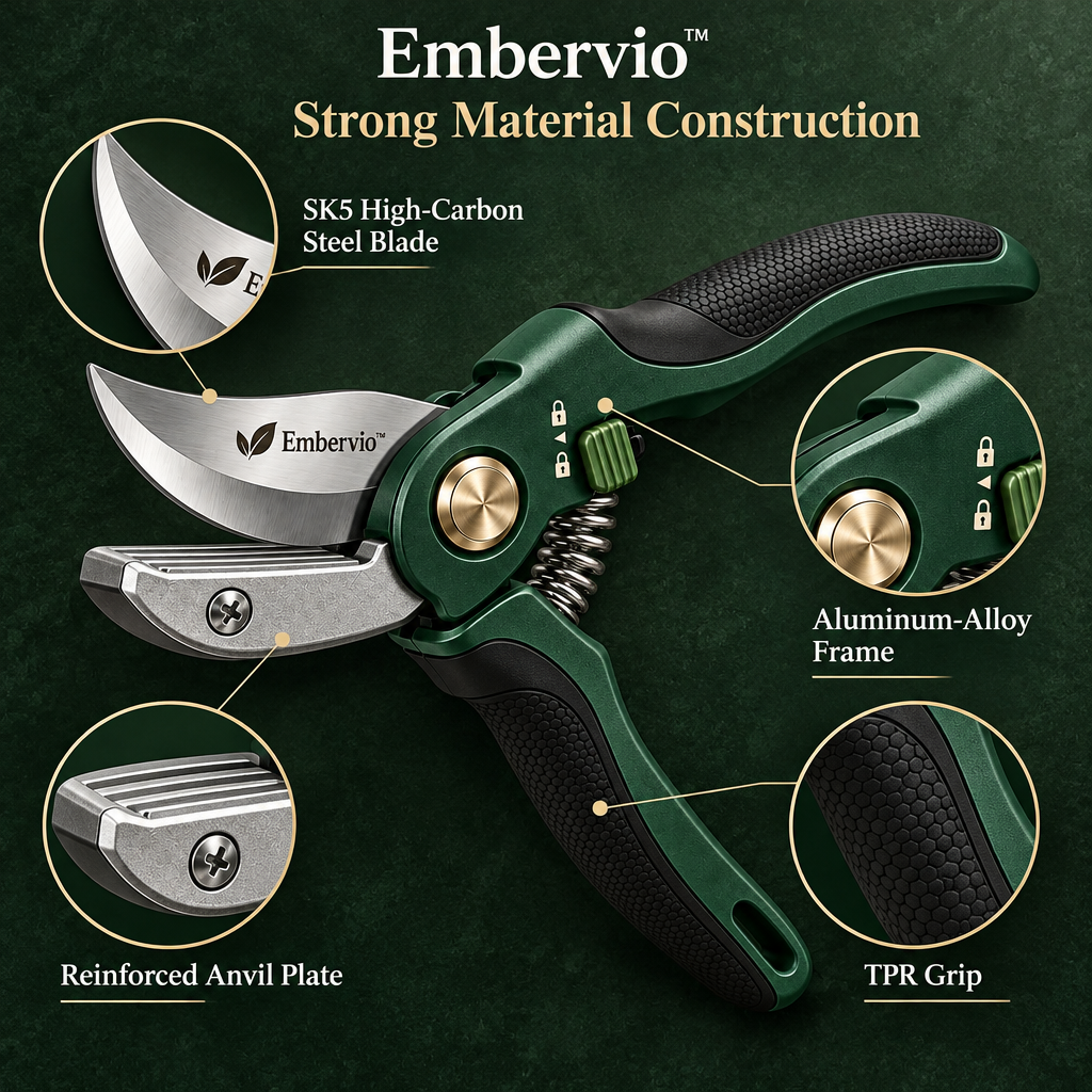 Embervio Anvil Pruner materials structure