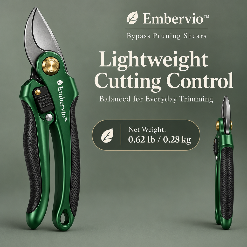 Embervio Bypass Pruning Shears weight