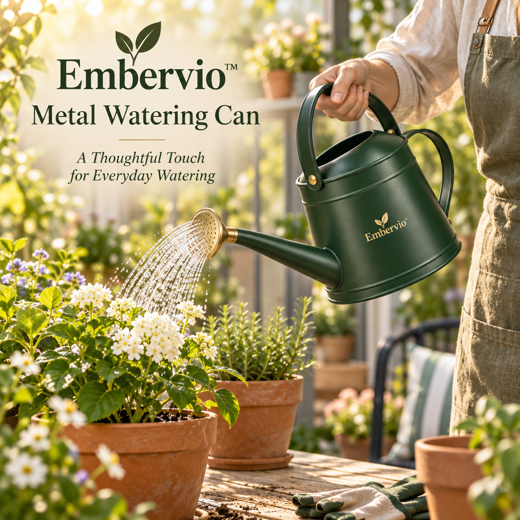 Embervio Metal Watering Can lifestyle