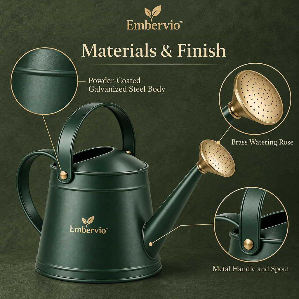 Embervio Metal Watering Can materials structure