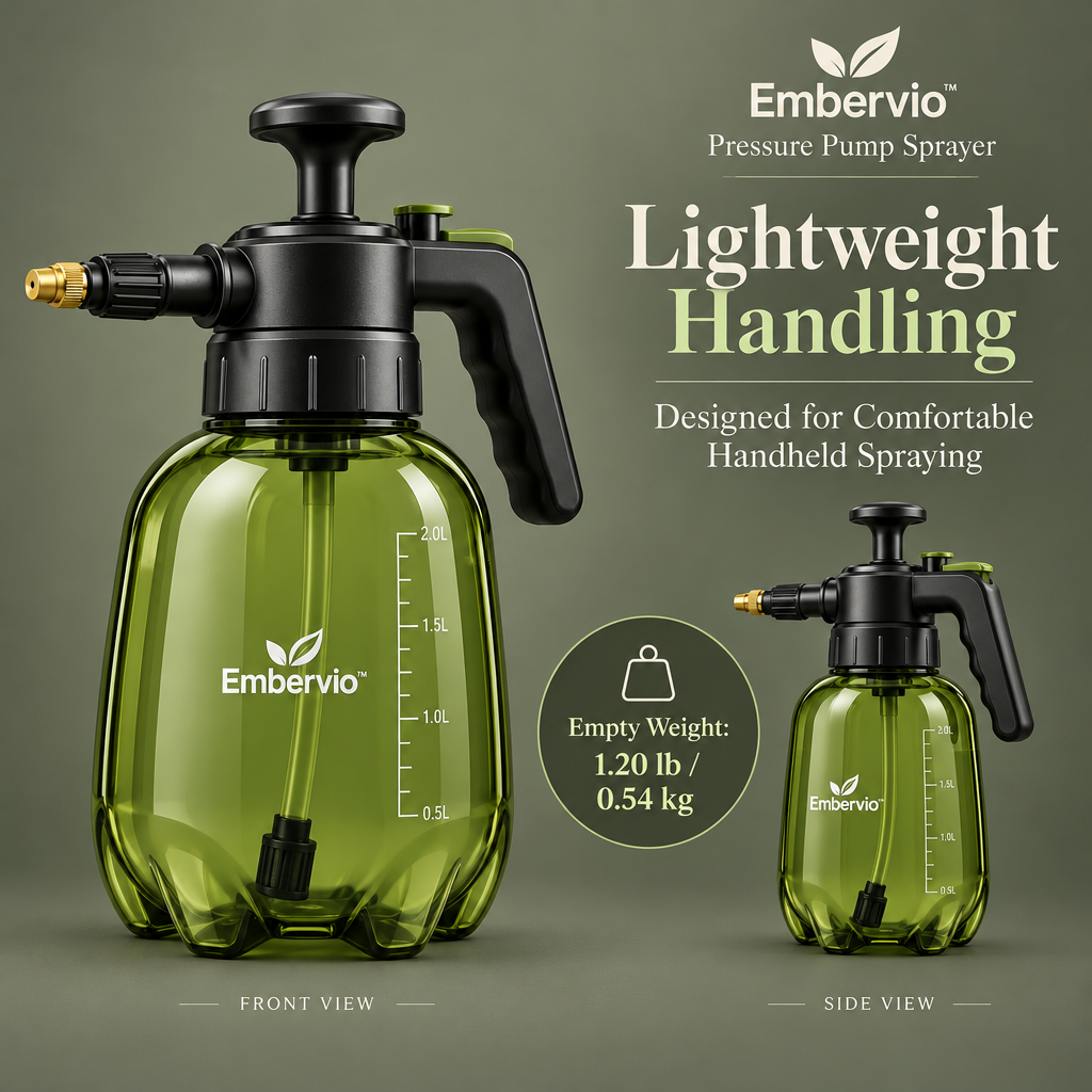 Embervio Pressure Pump Sprayer weight